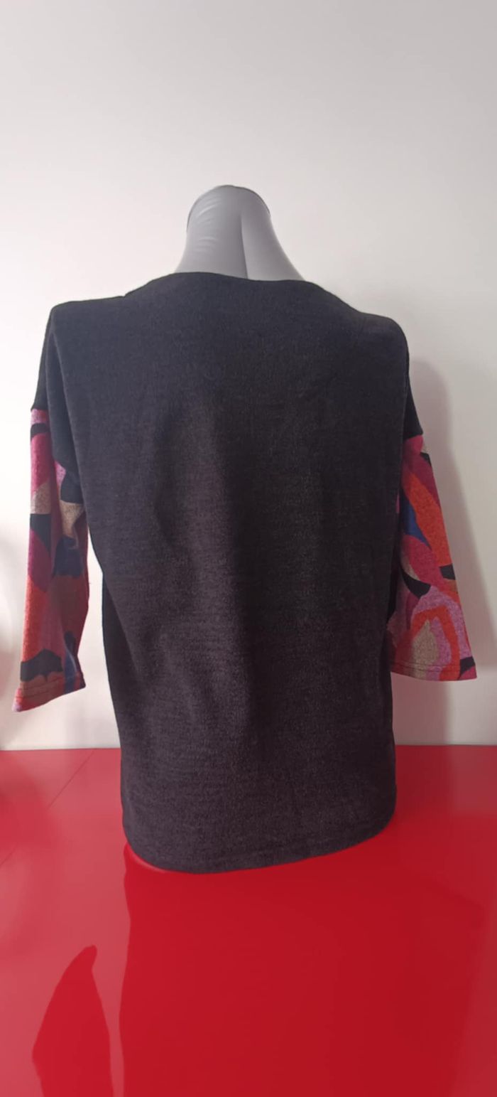 Pull col rond manches 3/4 Taille 3 - photo numéro 2