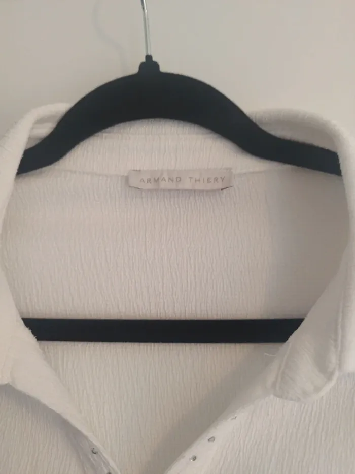 Blouse blanche "Armand Thiery" - T2 - photo numéro 4