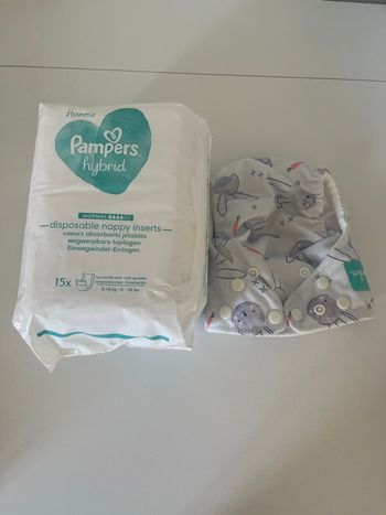 Couches Pampers hybrides 3-15 kilos 