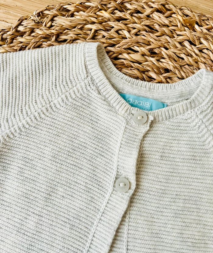 Cardigan tricot Obaïbi - photo numéro 3