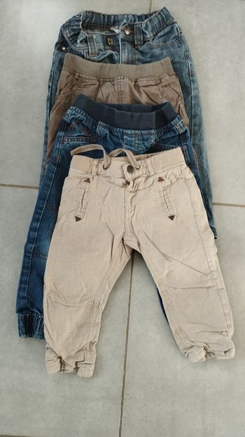 Lot de 4 pantalons 2 ans