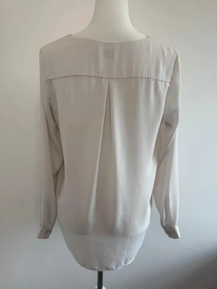 Blouse femme Villa couleur crème taille S - photo numéro 3