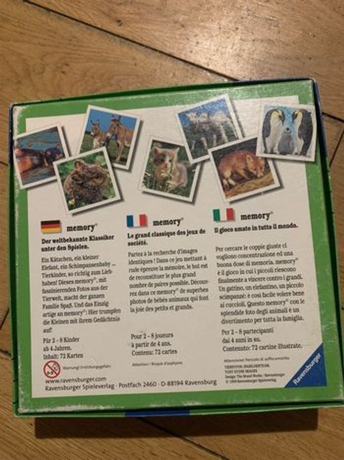 Mémo animaux À partir de 4 ans Ravensburger - photo numéro 4