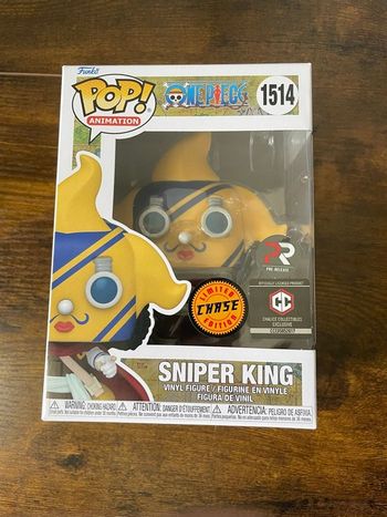 Funko pop sniper King Chase  1514 one piece chalice collectibles 
