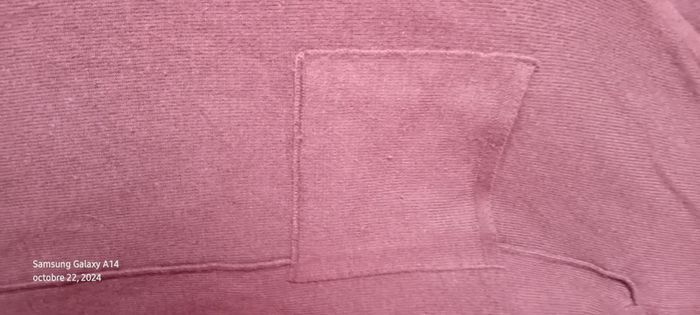 Pull court col V avec poches bordeaux femme taille 38/40 DDP - photo numéro 11