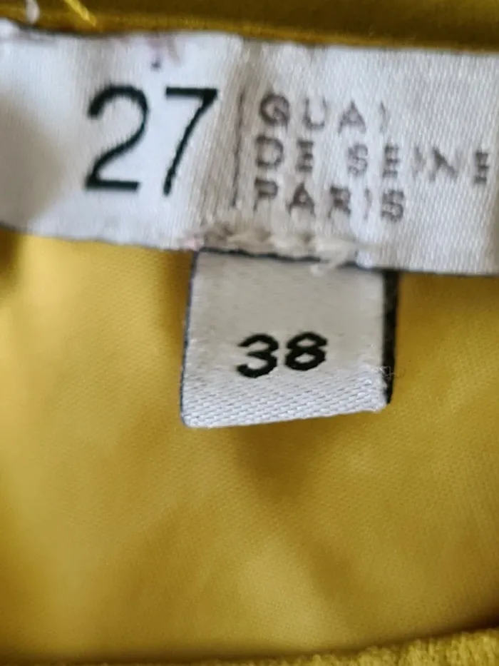 Robe moutarde 27 Quai de seine Taille 38 - photo numéro 5