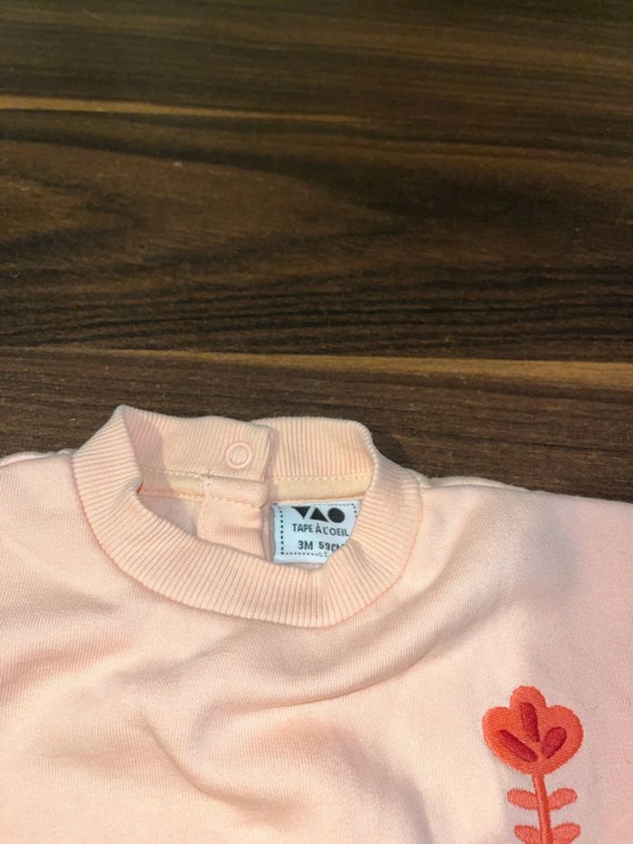 Joli pull corail - photo numéro 2