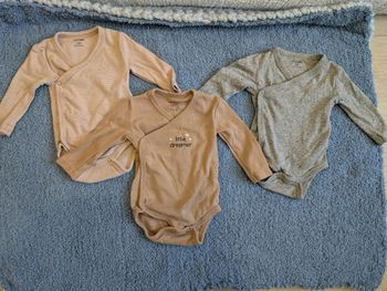 Bodies manches longues, 3 mois Kiabi