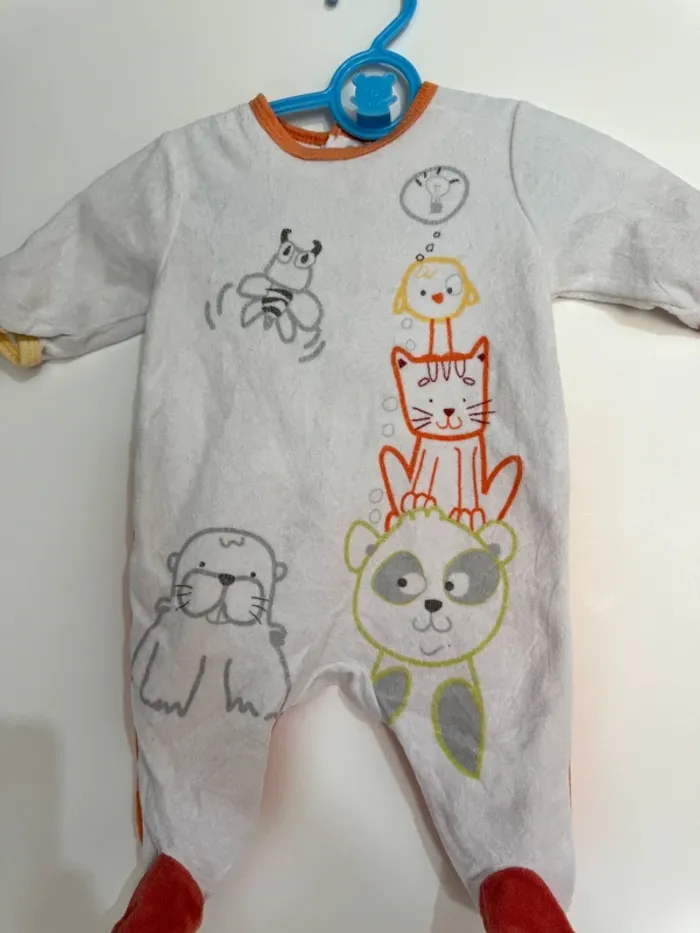 Lot de 3 pyjamas kitchoun 3 mois - photo numéro 3