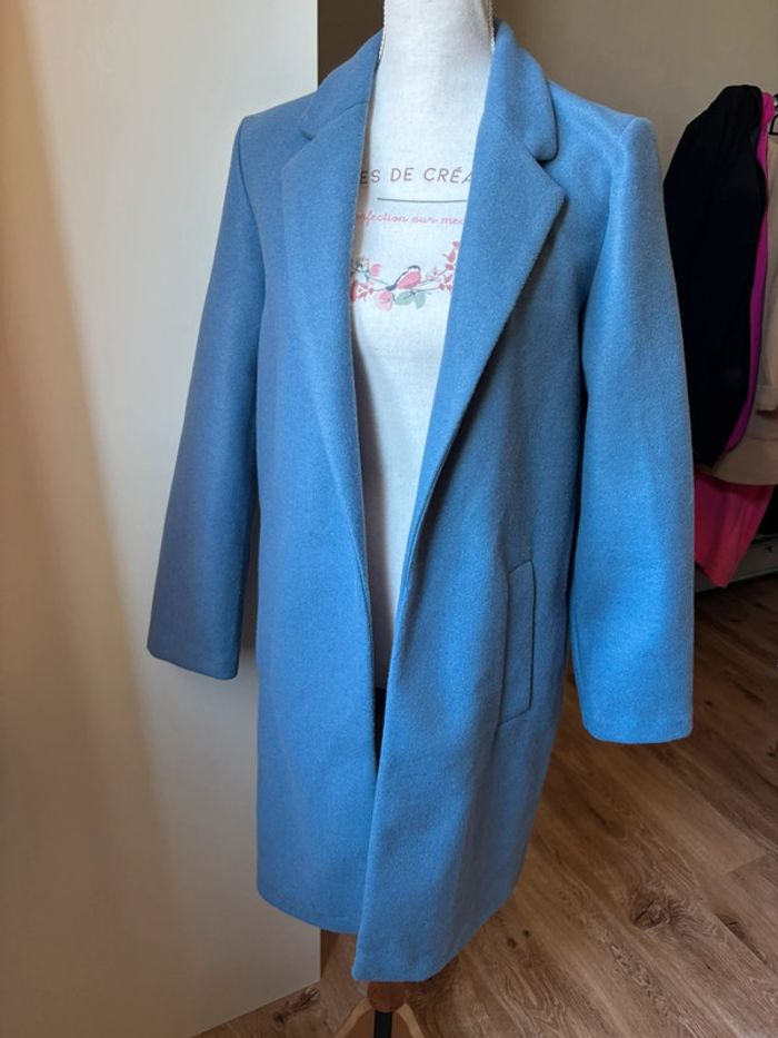 Manteau bleu Stradivarius - Taille M - Neuf