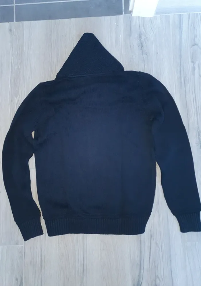 Pull col roulé bleu marine taille M - photo numéro 2