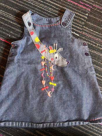 Robe girafe dpam taille 12 mois