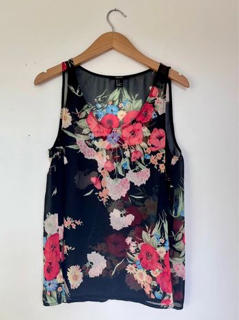 blouse  légère fleurie