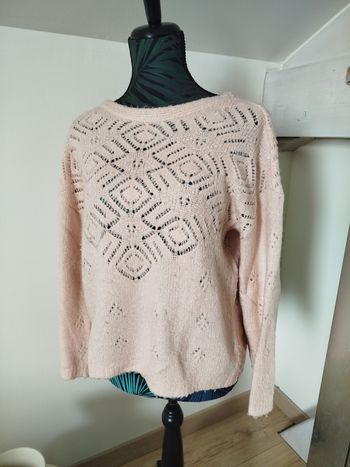 Pull cardigan rose Kiabi Taille M 38