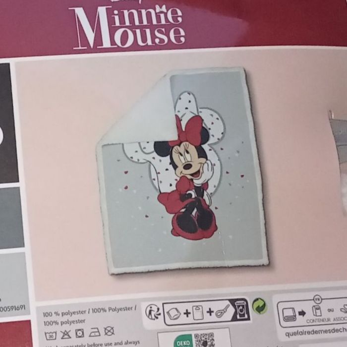 Grande couverture en sherpa minnie - photo numéro 3