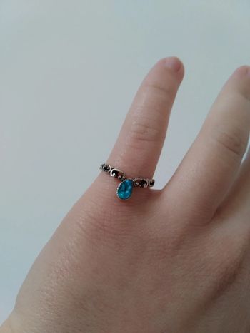 Bague Pierre bleue 🖤