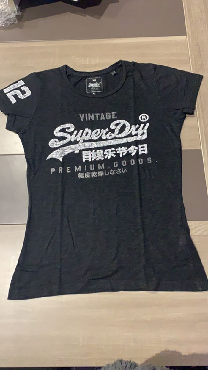 Tee shirt Superdry noir - photo numéro 2