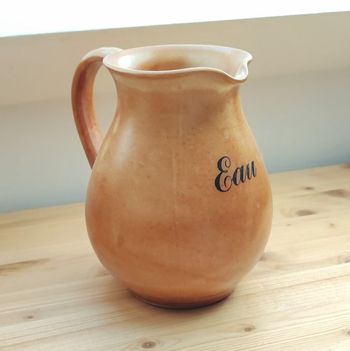🪴 Pichet à eau - céramique - marron 🪴