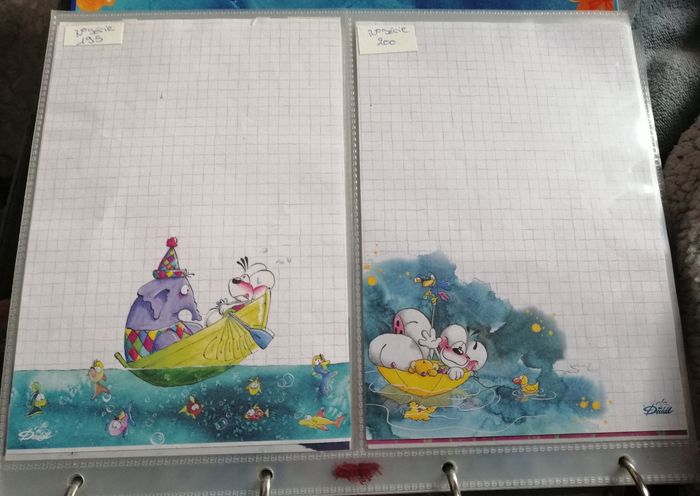 Lot(3) feuille diddl A5 à personnaliser - photo numéro 4