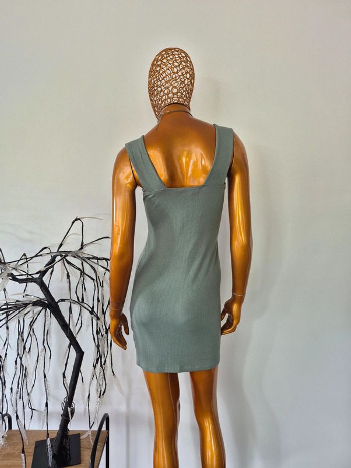 Robe Courte Sauge Femme Taille M/38 - photo numéro 2