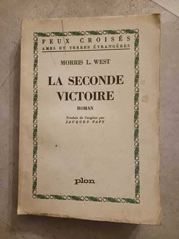 livre ancien la seconde victoire Morris L. West
