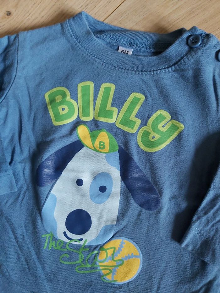 Tee-shirt ML garçon 6 mois (78) - photo numéro 2