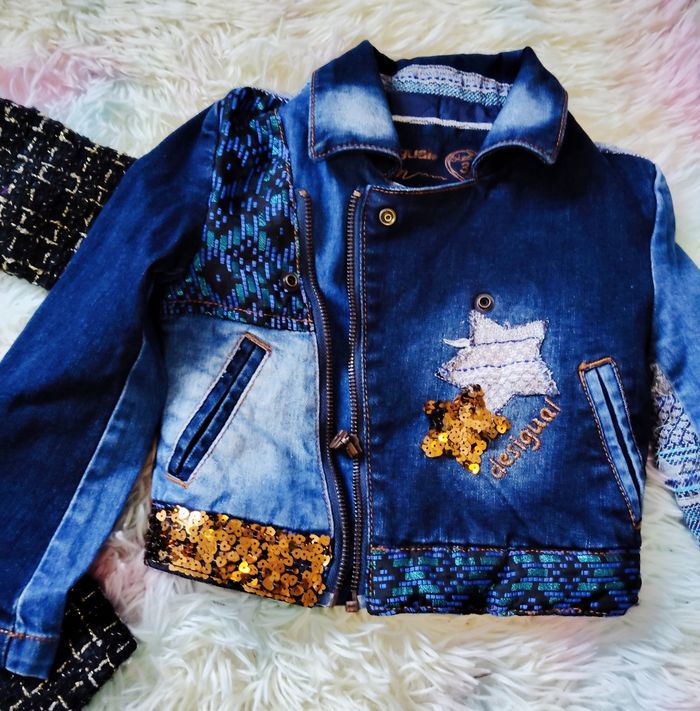 Lot 2 vestes Desigual & chicaprie 3/4 ans fashion - photo numéro 3