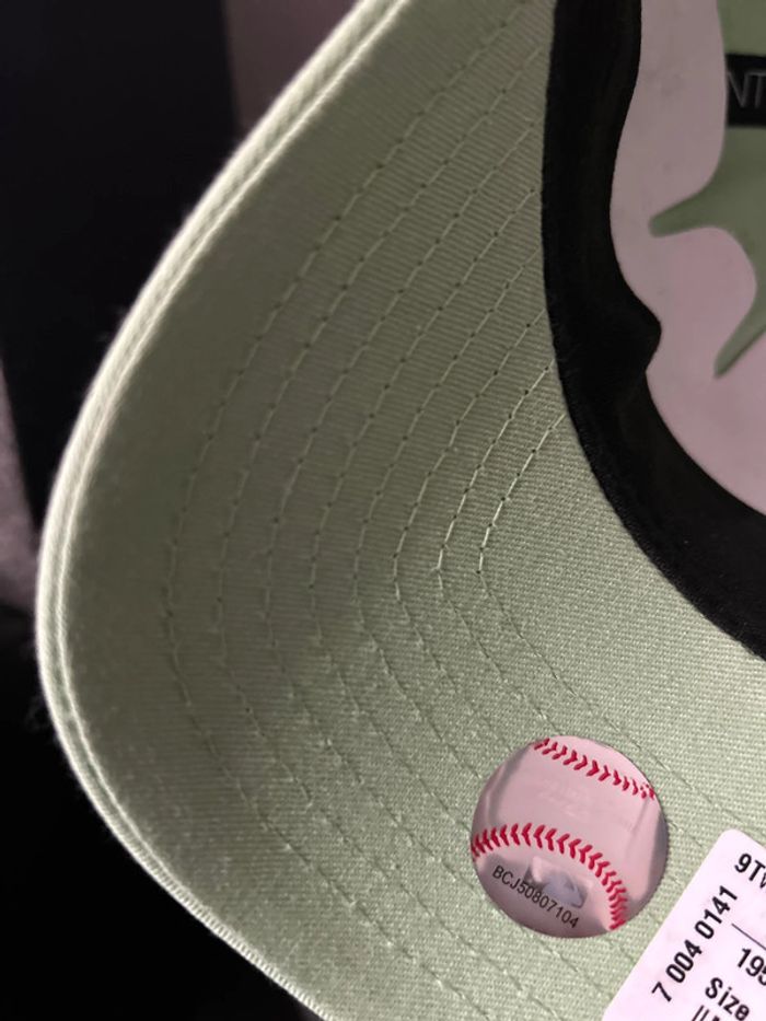 Casquette adjustable New Era menthe MLB Oakland athletics - photo numéro 6