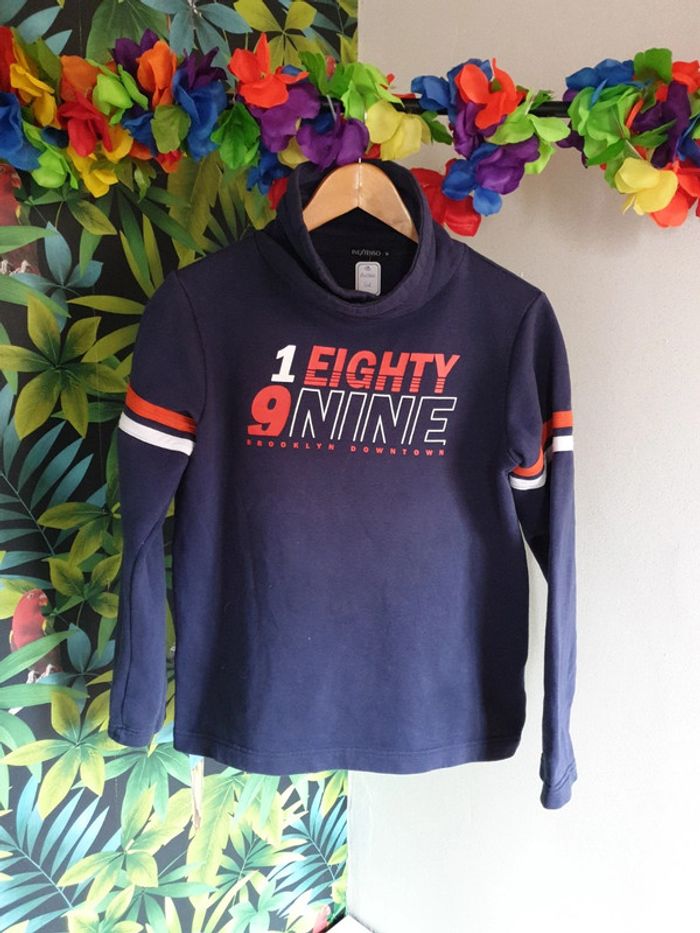 Sweat col croisé