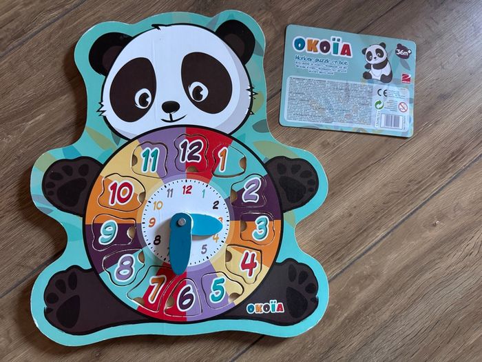 Puzzle horloge bois okoïa - photo numéro 3