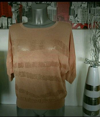 Pull corail camaïeu Taille Unique