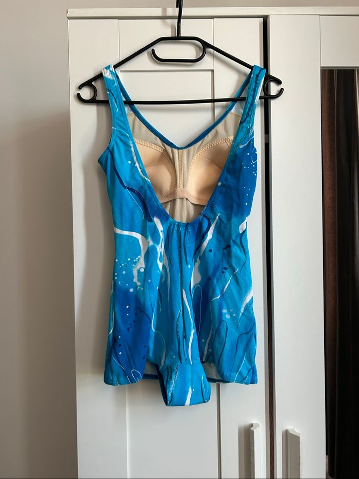 Maillot de bain 1 pièce bleu à motifs Neuf Naturana Tailles 38-40 - photo numéro 6