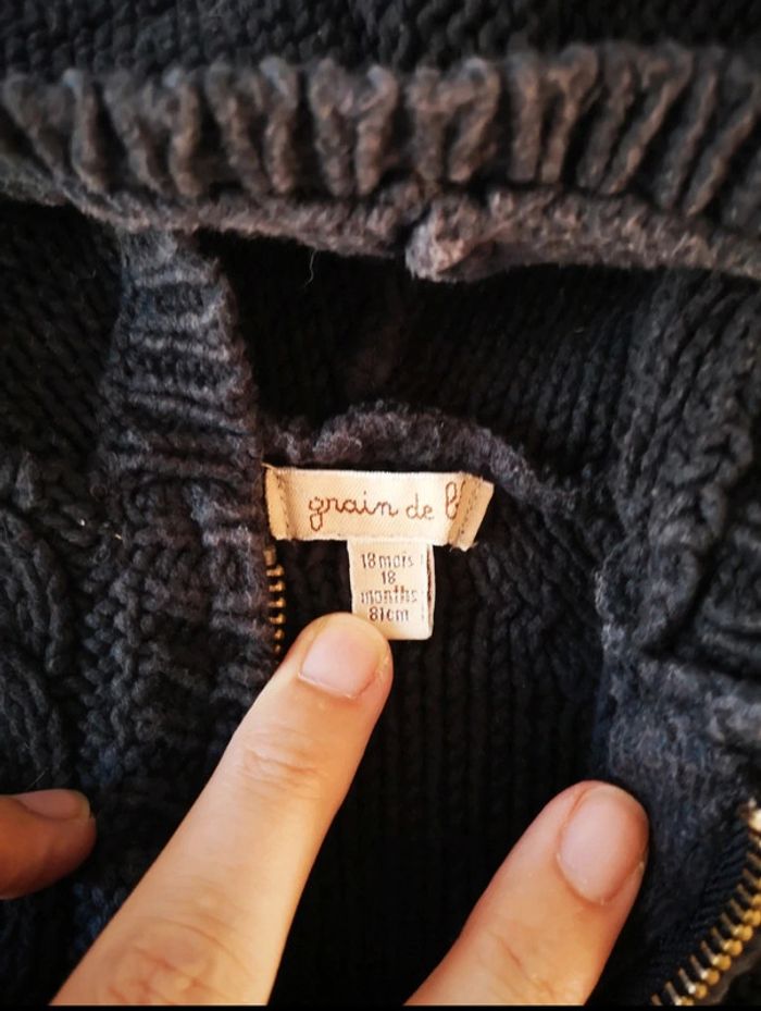 Gilet grain de blé 18M - photo numéro 2