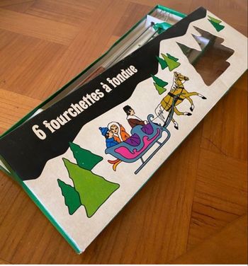 6 fourchettes à fondue 