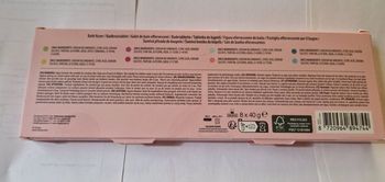 Lot de galets de bain blanche neige