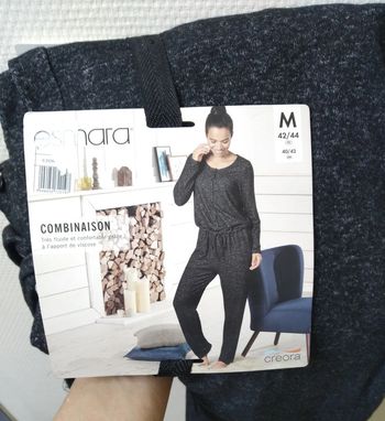 Esmara combinaison gris chiné combi