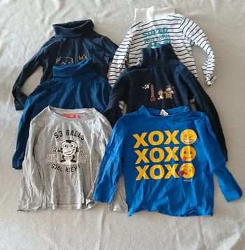 Lot manches longues garçon 4 ans