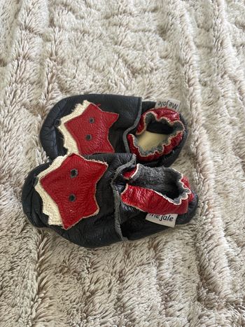 Chaussons cuir intérieur bébé enfant
