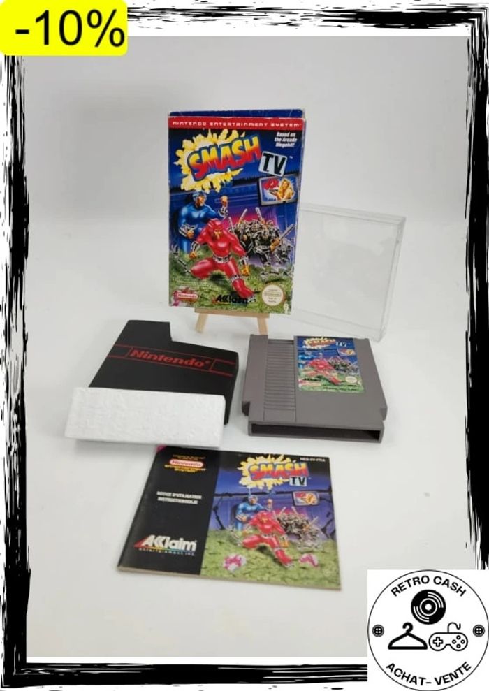 Jeu Nintendo NES Smash TV fra complet