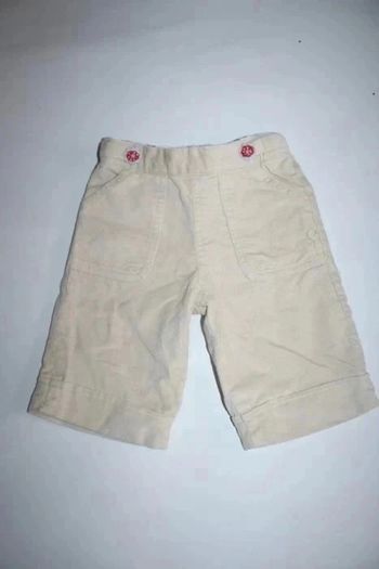 Pantalon velours beige Zara 3/6m