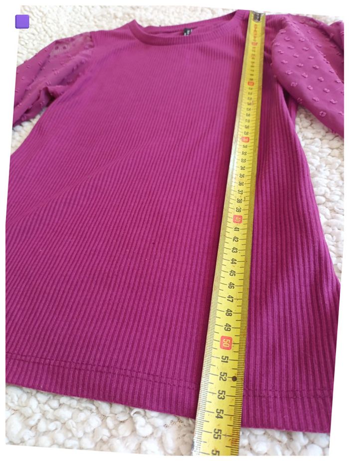 Haut violet manches longues Tiffosi XS vintage sexy - photo numéro 4