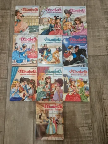 Lot de romans Elisabeth princesse à Versailles