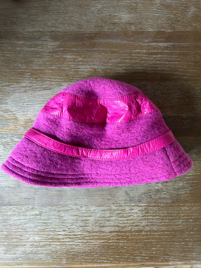 Bob coton et laine - Rose Fuschia - ChapCo - Neuf avec étiquette