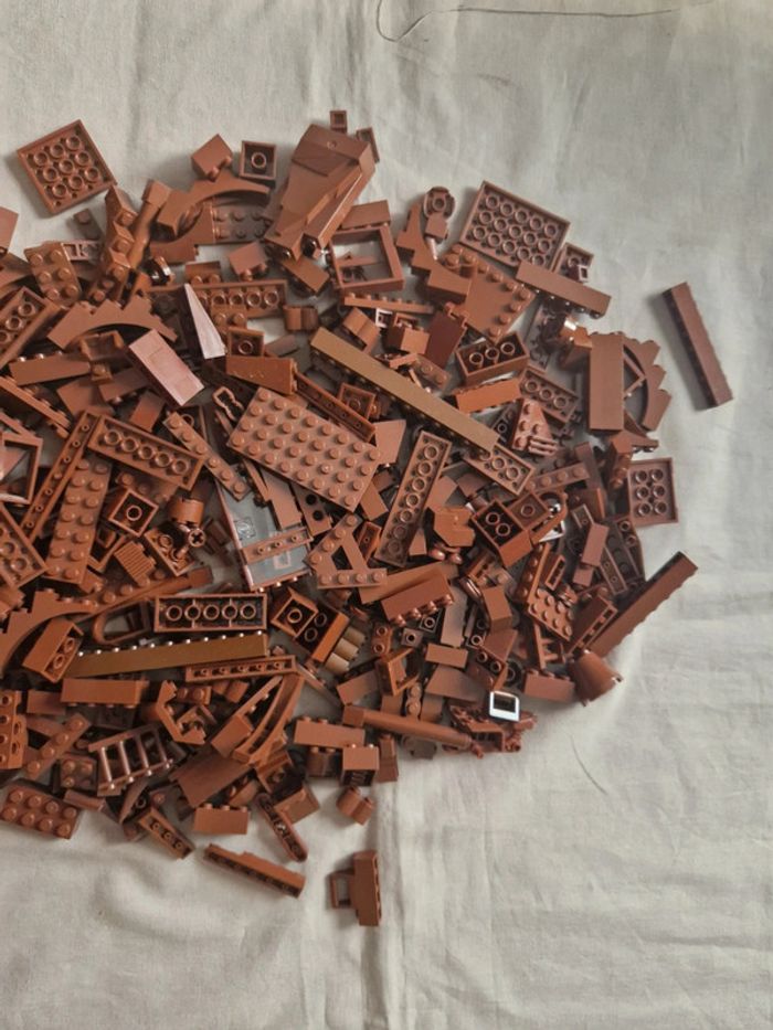 500g lego vrac marron - photo numéro 4