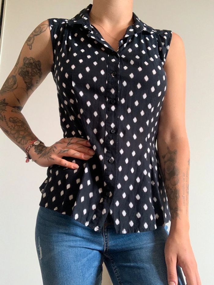 Blouse noire H&M taille 34 Xs
