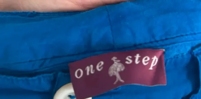 One step pantalon chino été bleu vif taille 38 - photo numéro 4