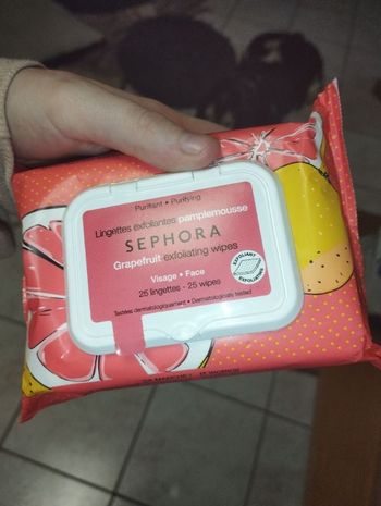 Lingettes pamplemousse Sephora