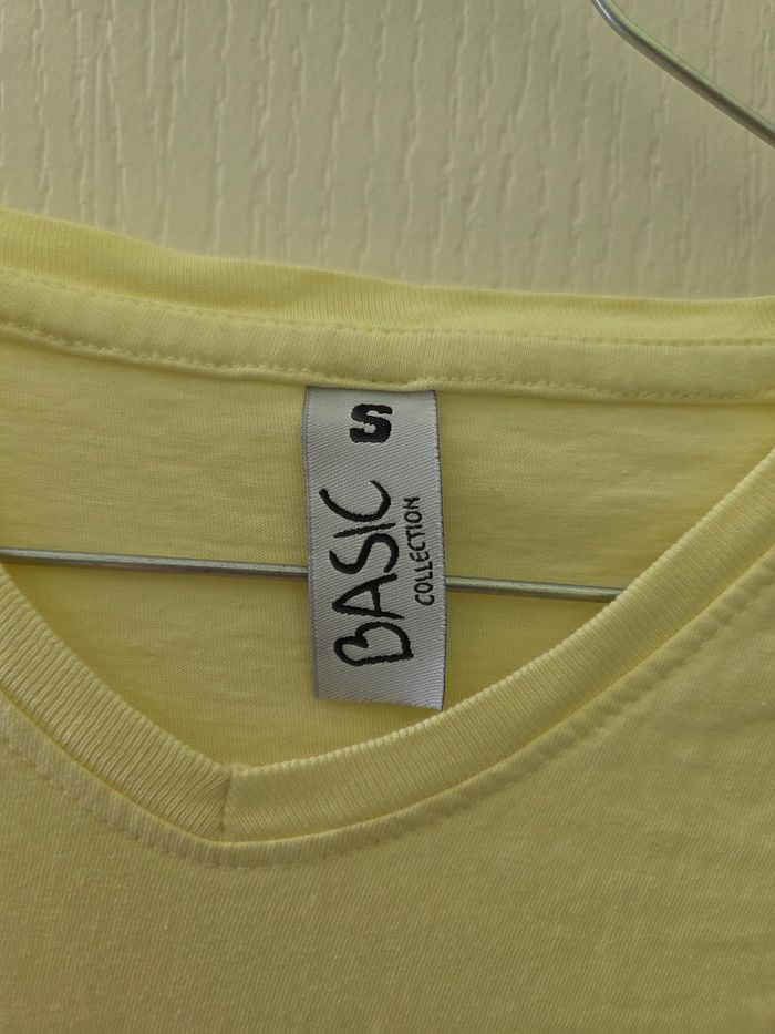 T-shirt Babou Jaune Pâle 100% Coton - Taille S en bon état - photo numéro 3