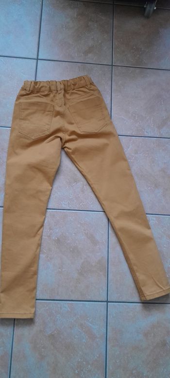 Jeans slim ocre 10 ans