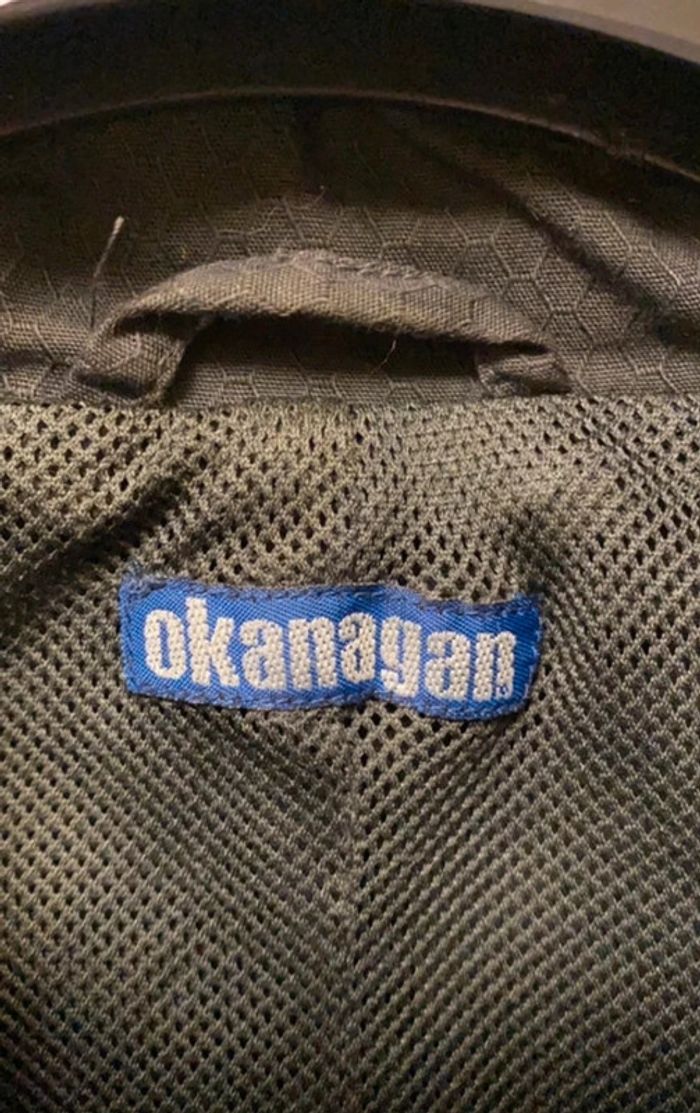 Manteau veste kaki comme neuf Okanagan taille XL entre aisselles 56 cm - photo numéro 6